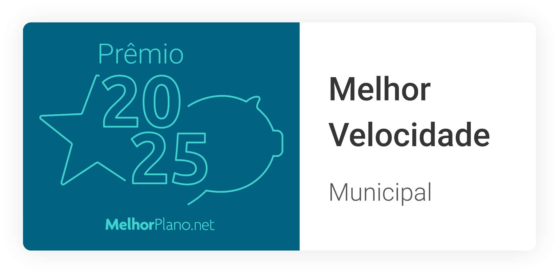 Prêmio Melhor Velocidade 2025 — Japanet Telecom
